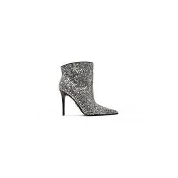 Ghete dama  304365447 - Textil - Argintiu