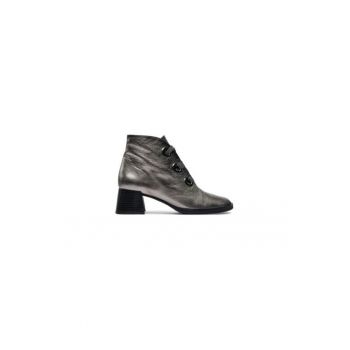 Ghete dama  304400469 - Piele naturala - Argintiu