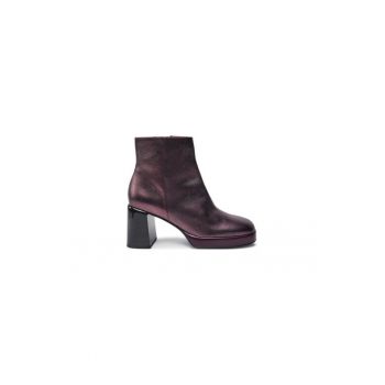 Ghete dama  304400728 - Piele naturala - 40 EU - Rosu