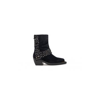 Ghete dama  304523762 - Piele naturala - Negru