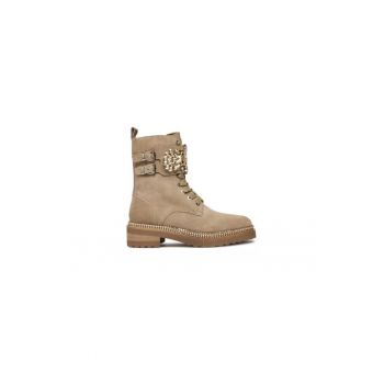 Ghete dama  304523908 - Piele naturala - Bej