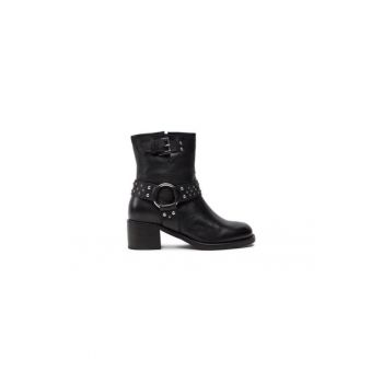 Ghete dama  304553578 - Piele naturala - Negru