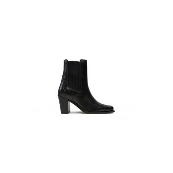 Ghete dama  304962141 - Piele naturala - Negru