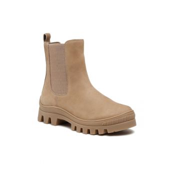 Ghete dama -  5904862465975 - Bej - Piele naturala/Piele nabuc