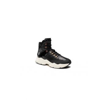 Ghete dama Hogl - 303081744 - Piele naturala - Negru