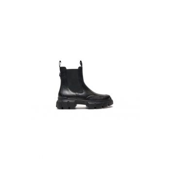 Ghete dama Hogl - 304492839 - Piele naturala - Negru
