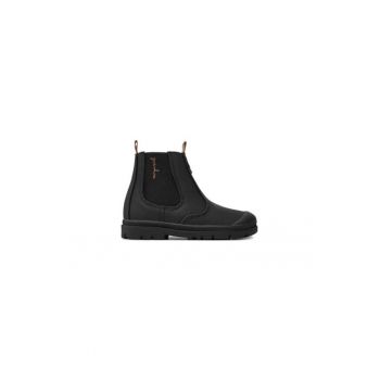 Ghete fete  304387104 - Piele ecologica - Negru