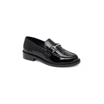 Mocasini dama -  421276 - Piele lacuita - Negru