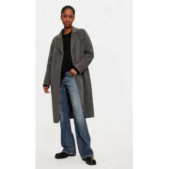 Palton dama -  304510878 - Lana/Poliester - M INTL - Gri