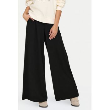 Pantaloni dama -  304807077 - Poliester reciclat/Poliester - Negru