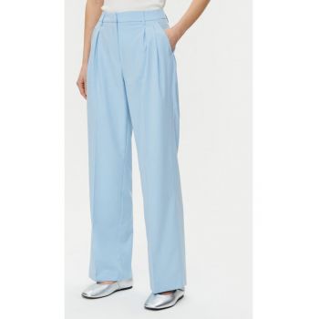 Pantaloni dama -  304951299 - Poliester reciclat/Viscoza - Albastru