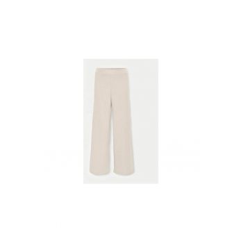 Pantaloni fete -  304704581 - Poliester/Viscoza - Bej