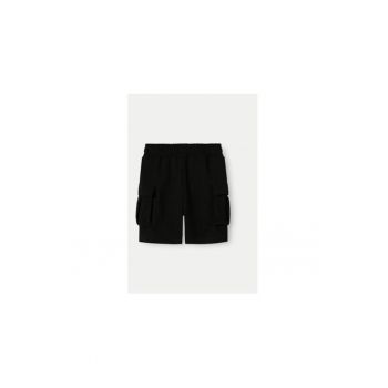 Pantaloni scurti baieti -  304938115 - Bumbac/Poliester - Negru