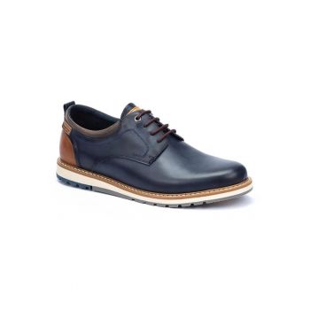 Pantofi barbati  302997527 - Piele naturala - Albastru