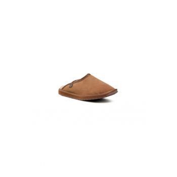 Papuci barbati  198507442 - Piele naturala - Maro
