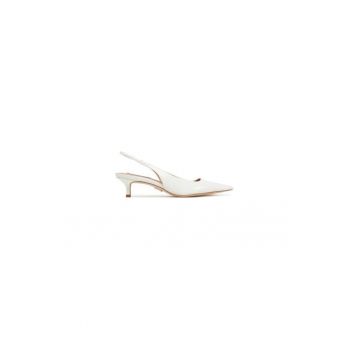 Sandale dama  305076274 - Piele ecologica - Alb