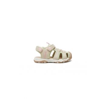 Sandale fete  303758912 - Piele ecologica - Bej