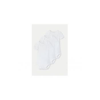 Set 3 boy-uri copii -  304718977 - Bumbac organic/Bumbac - Alb