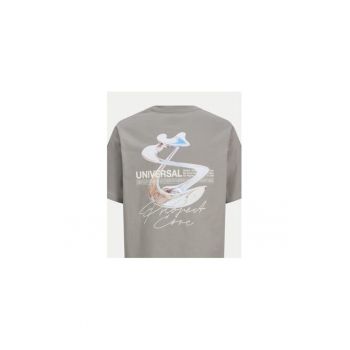 Tricou baieti -  304808500 - Bumbac - 140 CM - Gri