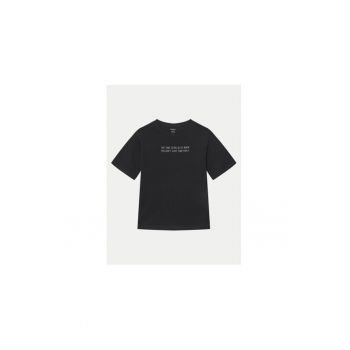 Tricou baieti -  305357021 - Bumbac organic/Bumbac - 158-164 CM - Negru