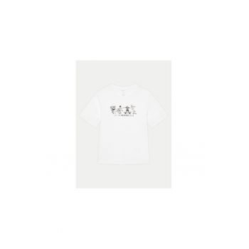 Tricou baieti -  305357038 - Bumbac organic/Bumbac - Alb