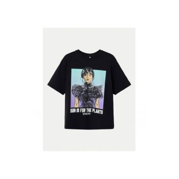 Tricou fete -  304938191 - Bumbac - Negru