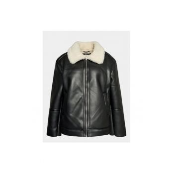 Geaca dama -  302990832 - Piele ecologica - Negru