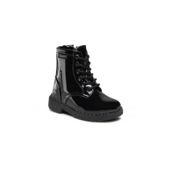 Ghete fete -  301172857 - Negru - Piele ecologica