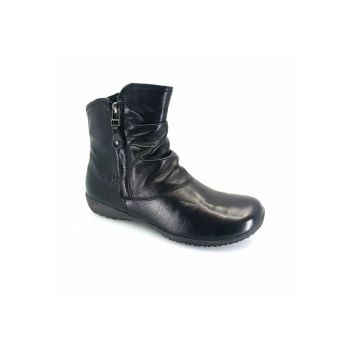 Botine dama Naly 24 -  Piele naturala - Negru