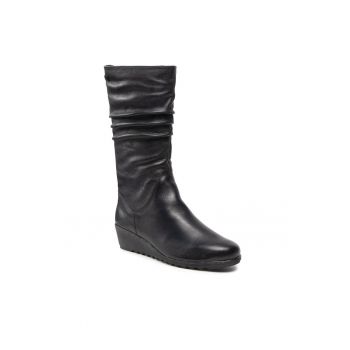 Cizme dama -  301235361 - Piele naturala - Negru