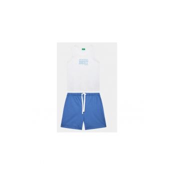 Compleu baieti -  302077472 - Bumbac - 90 CM - Alb
