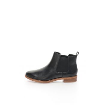 Ghete Chelsea negre din piele Taylor Shine