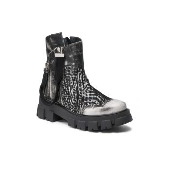 Ghete dama -  209186826 - Negru - Piele naturala