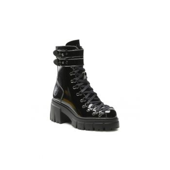 Ghete dama -  301100553 - Negru - Piele ecologica
