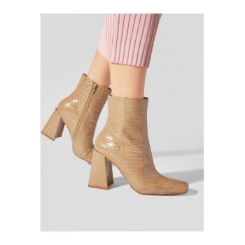 Ghete dama -  302985418 - Bej - Piele ecologica