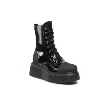 Ghete dama -  303092962 - Negru - Piele ecologica