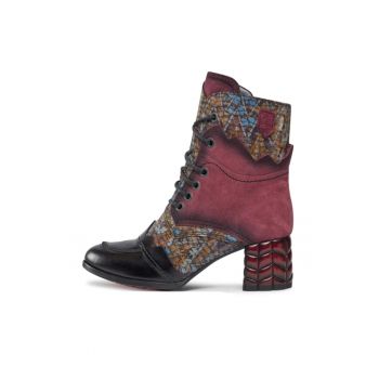 Ghete dama -  303444174 - Burgundia - Piele intoarsa