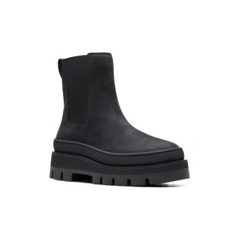 Ghete dama -  piele negru