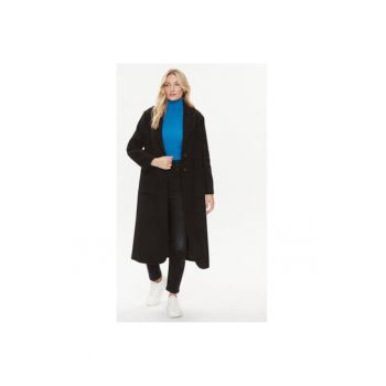 Palton dama -  303226206 - Lana/Poliester - Negru