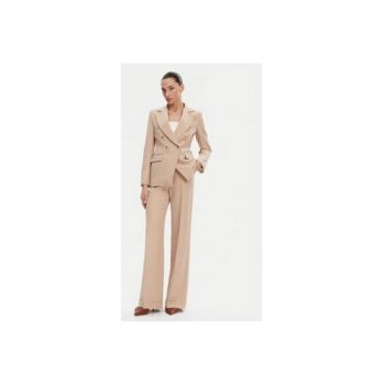 Pantaloni dama -  305406620 - Poliester - Bej