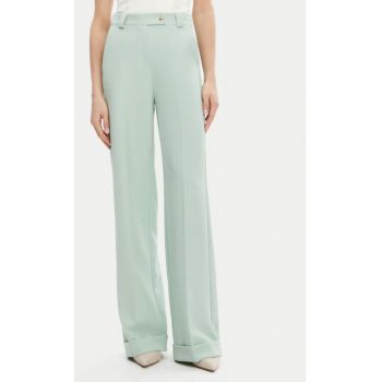 Pantaloni dama -  305406637 - Poliester - Verde
