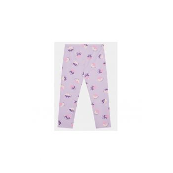 Pantaloni fete -  303816544 - Bumbac - Violet