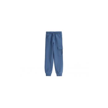 Pantaloni sport baieti  bumbac - albastru5