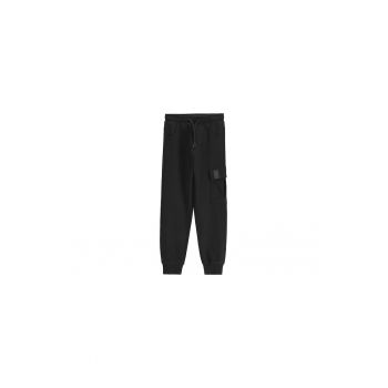 Pantaloni sport baieti -  bumbac - negru