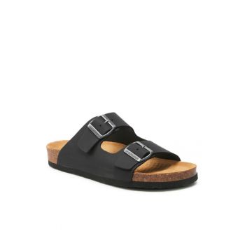 Papuci barbati Dr. Brinkmann - Piele naturala/Piele nabuc