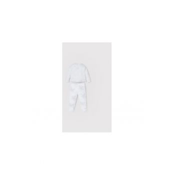 Pijama baieti -  209971583 - Bumbac - 55 CM - Alb