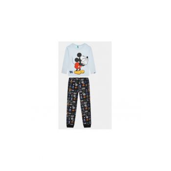 Pijama baieti -  303209445 - Bumbac - 122 CM - Gri