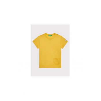 Tricou baieti -  300234839 - Bumbac organic - 82 CM - Galben