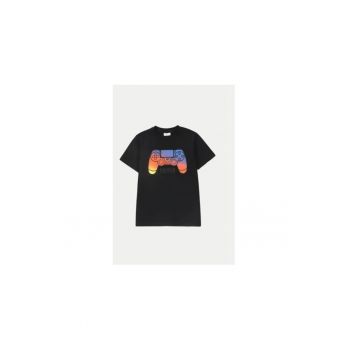 Tricou baieti -  304484599 - Bumbac - 146 CM - Negru