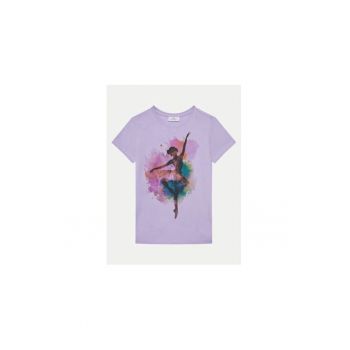 Tricou fete -  305276278 - Bumbac - Violet